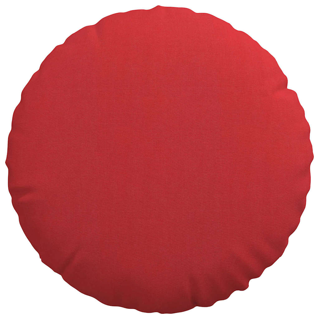 Μαξιλάρια καθισμάτων 2 pcs Κόκκινο Ø40 x 13 εκ ύφασμα