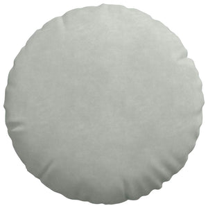 Μαξιλάρια καθισμάτων 2 pcs Ανοιχτό γκρι Ø 40 x 13 εκ. Βελούδο