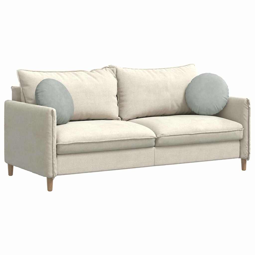 Μαξιλάρια καθισμάτων 2 pcs Ανοιχτό γκρι Ø 40 x 13 εκ. Βελούδο