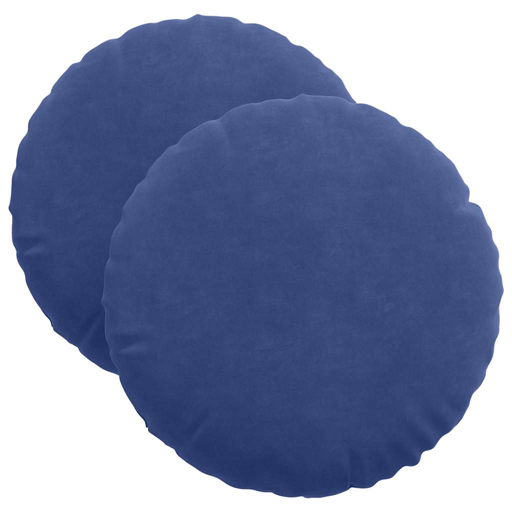 Μαξιλάρια καθισμάτων 2 pcs Μπλε Αστυνομίας Ø 40 x 13 εκ.