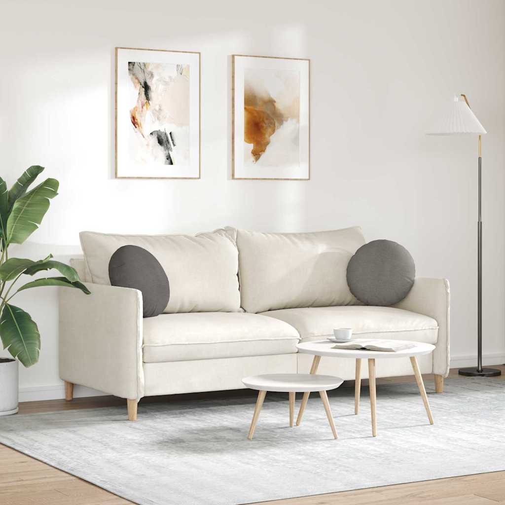 Μαξιλάρια καθισμάτων 2 pcs Ανοιχτό γκρι Ø 40 cm