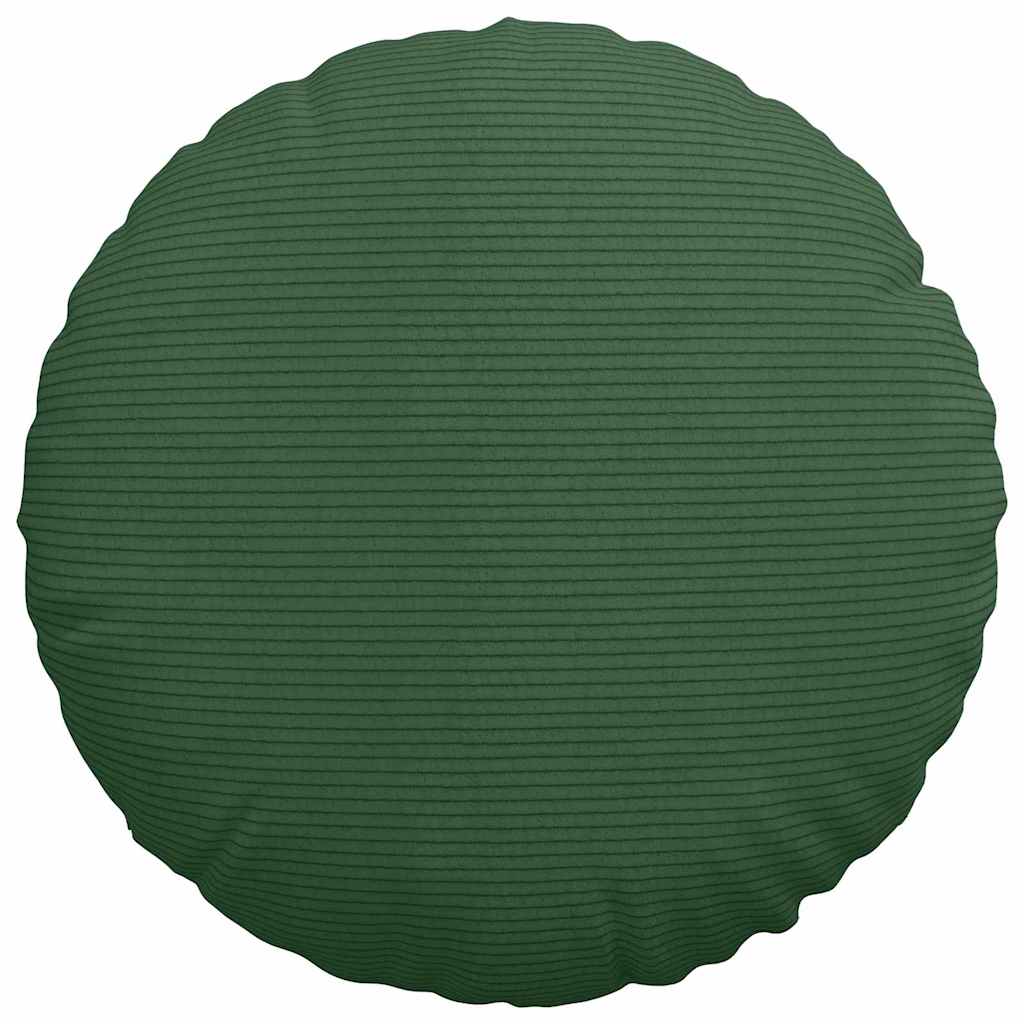 Μαξιλάρια καθισμάτων 2 pcs Σκούρο Πράσινο Ø 40 cm