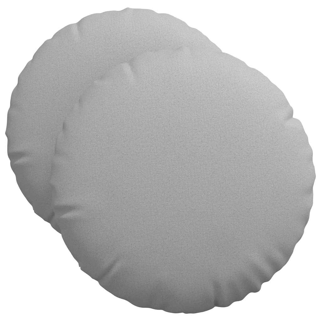 Μαξιλάρια καθισμάτων 2 pcs Σκίουρος Γκρί Ø50 x 19 εκ ύφασμα