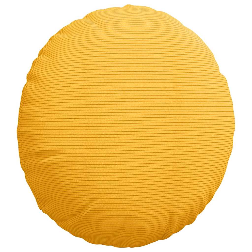 Μαξιλάρια καθισμάτων 2 pcs Απαλό Κίτρινο Ø 50 cm - Pakobazaar