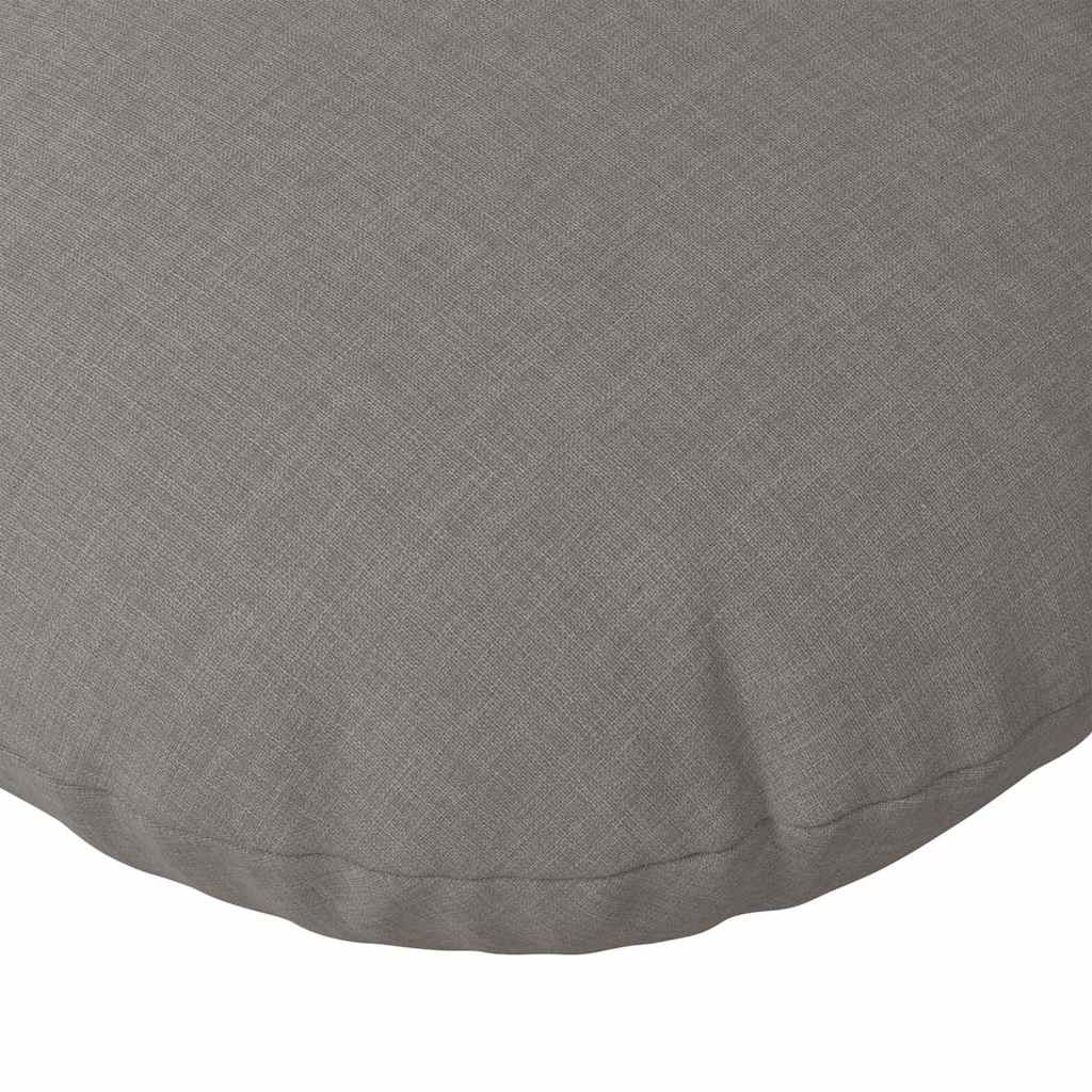 Μαξιλάρια καθισμάτων 2 pcs Taupe Ø60 x 21 εκ ύφασμα