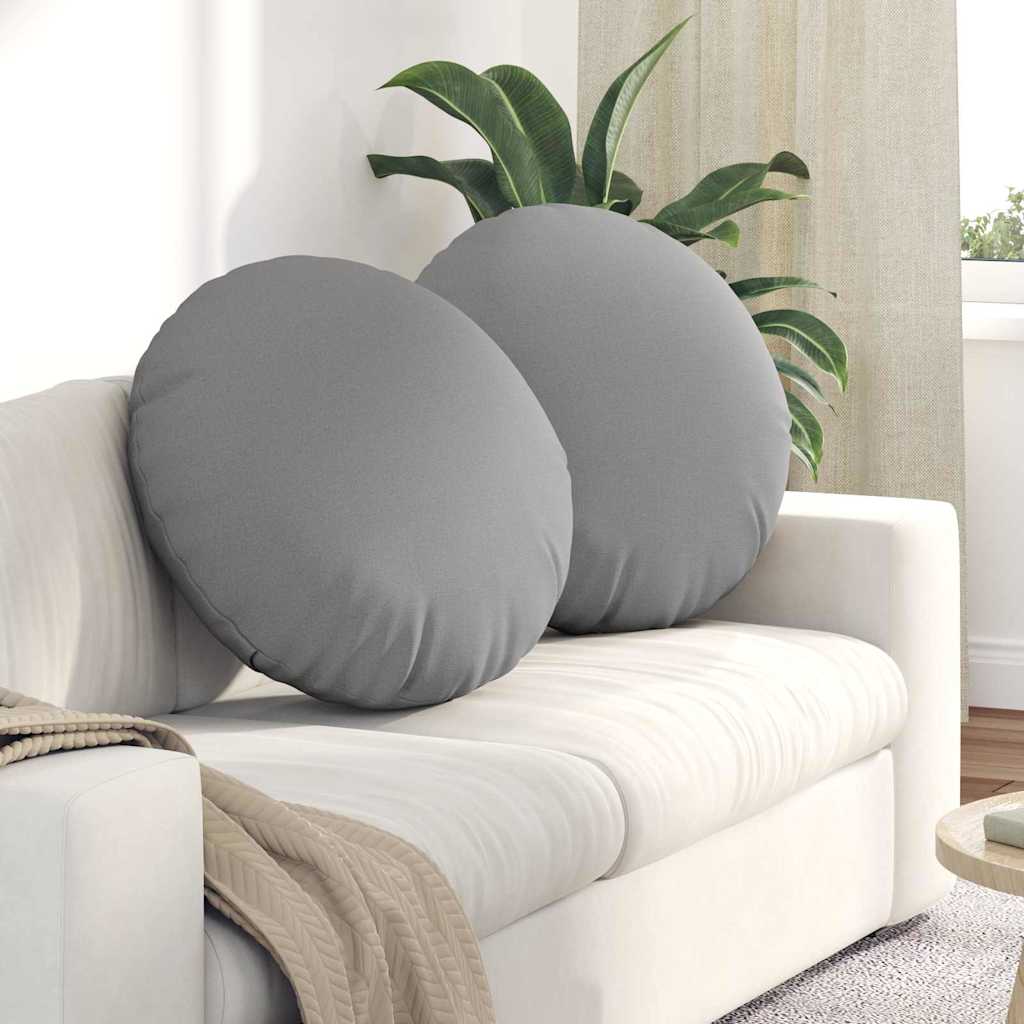 Μαξιλάρια καθισμάτων 2 pcs Σκίουρος Γκρί Ø60 x 21 εκ ύφασμα