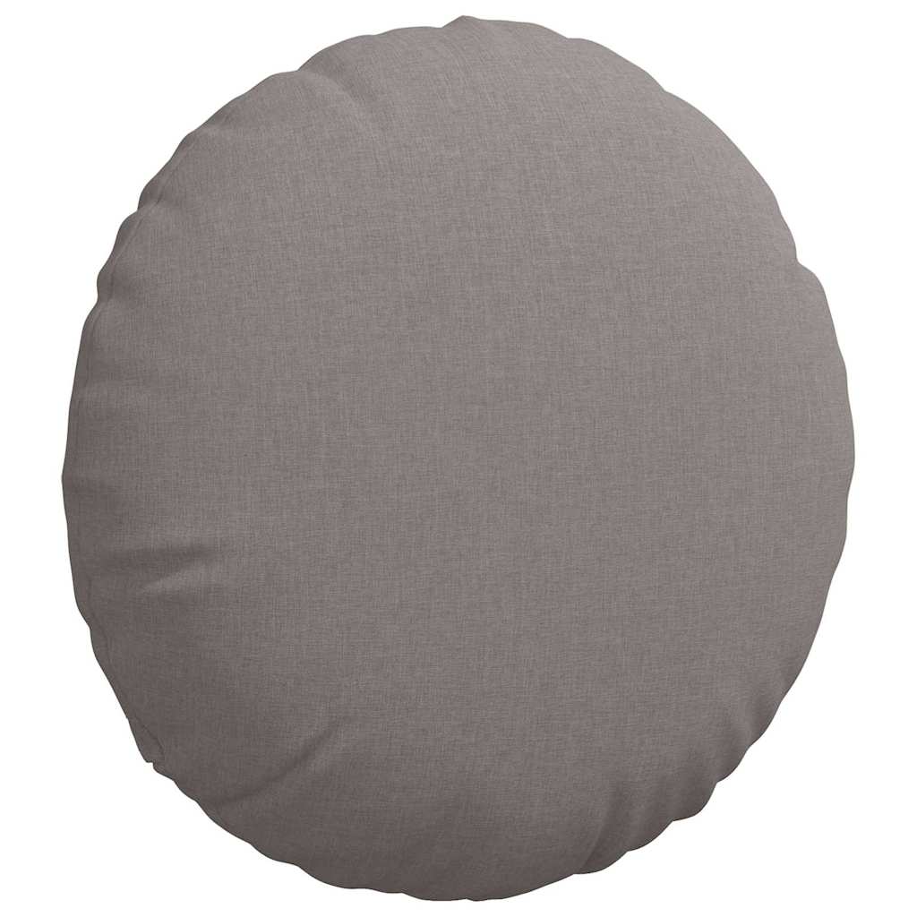 Μαξιλάρια καθισμάτων 2 pcs Taupe Ø80 x 29 εκ ύφασμα