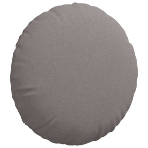 Μαξιλάρια καθισμάτων 2 τμχ. Ύφασμα Taupe Ø80 x 29 εκ