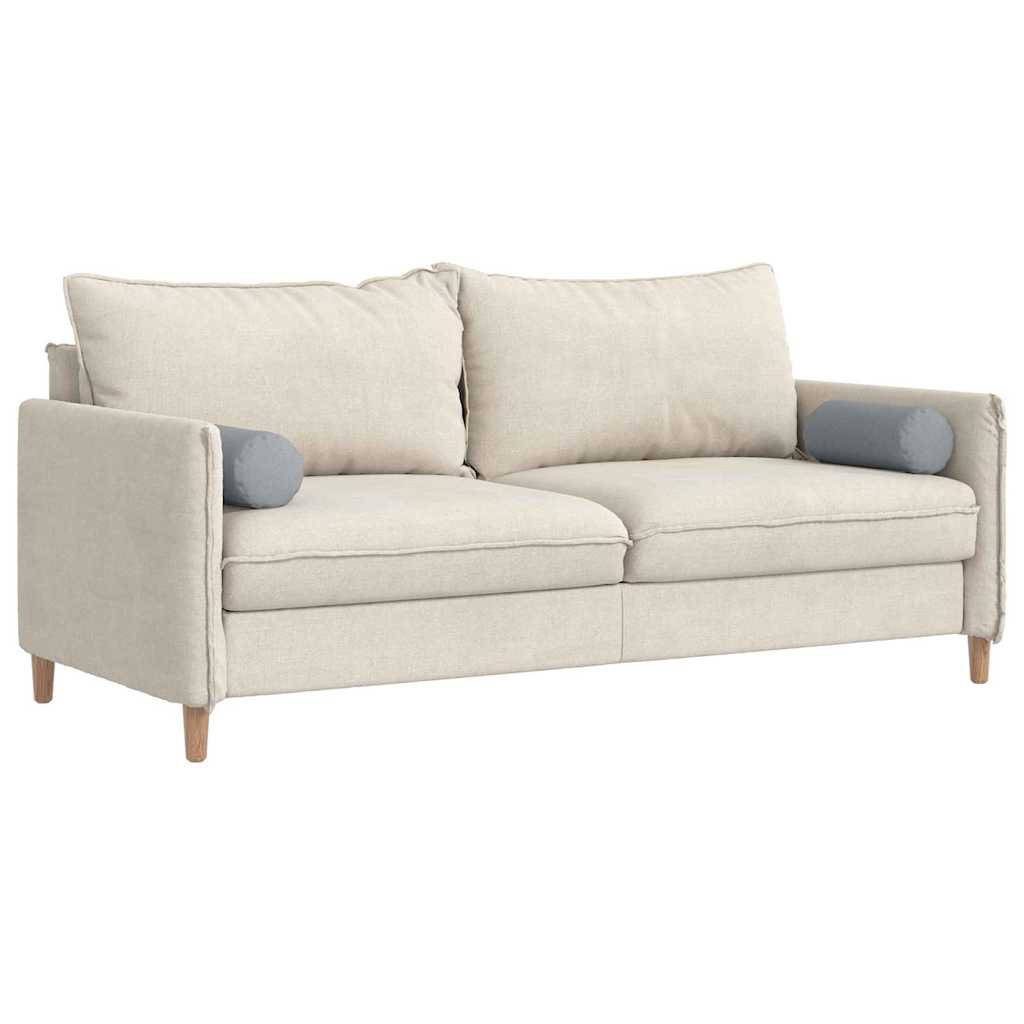 Μαξιλάρια Στήριγμα 2 pcs Ανοιχτό γκρι Ø 15 x 40 εκ ύφασμα