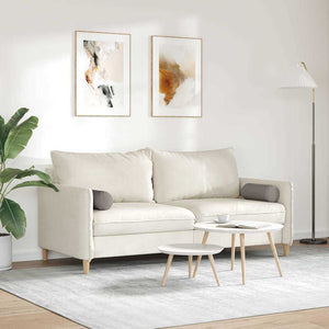 Μαξιλάρια Στήριγμα 2 pcs Taupe Ø 15 x 40 εκ ύφασμα - Pakobazaar