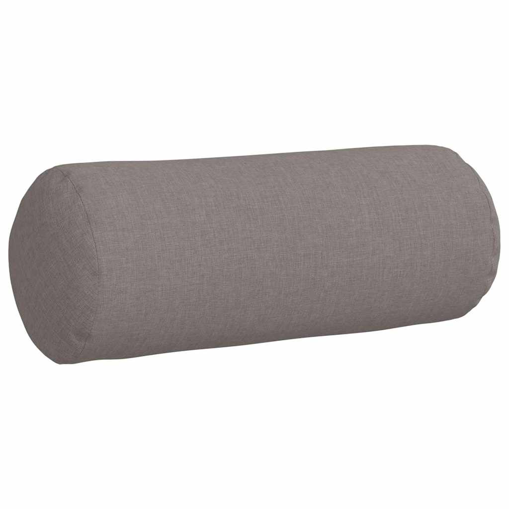 Μαξιλάρια Στήριγμα 2 pcs Taupe Ø 15 x 40 εκ ύφασμα - Pakobazaar