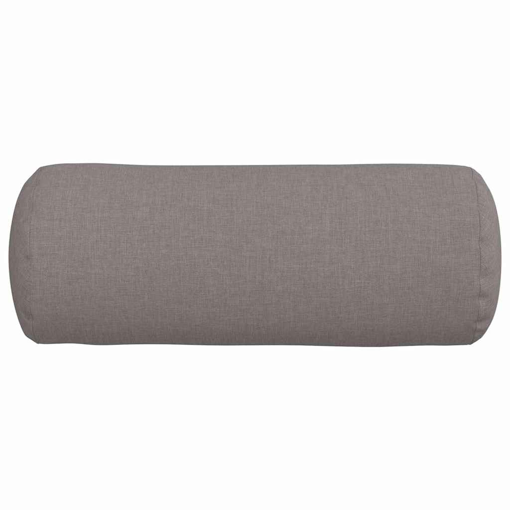 Μαξιλάρια Στήριγμα 2 pcs Taupe Ø 15 x 40 εκ ύφασμα - Pakobazaar