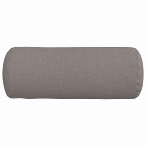 Μαξιλάρια Στήριγμα 2 pcs Taupe Ø 15 x 40 εκ ύφασμα - Pakobazaar
