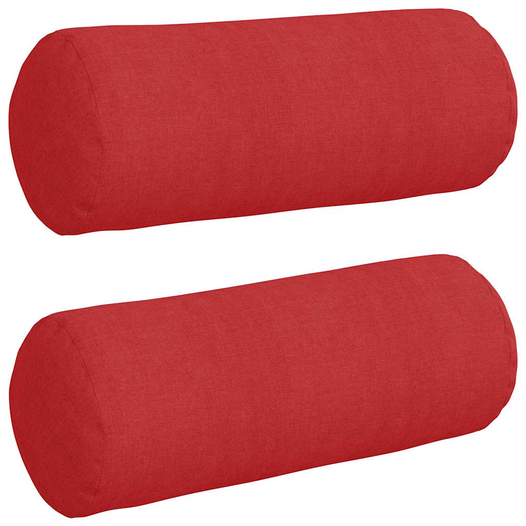 Μαξιλάρια Στήριγμα 2 pcs Κόκκινο Ø 15 x 40 εκ ύφασμα - Pakobazaar