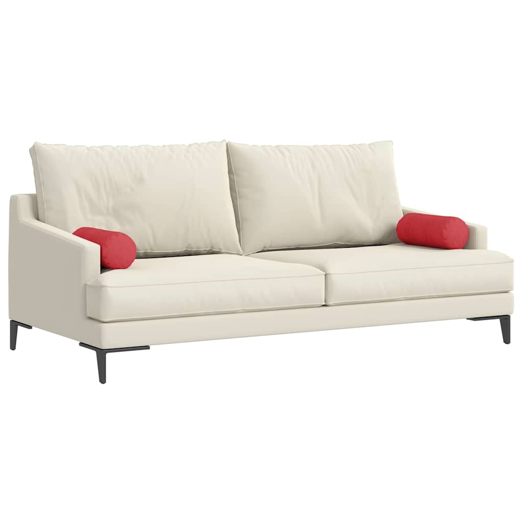 Μαξιλάρια Στήριγμα 2 pcs Κόκκινο Ø 15 x 40 εκ ύφασμα - Pakobazaar