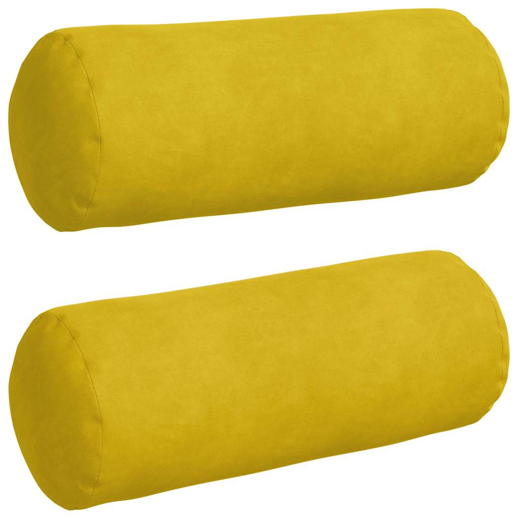 Μαξιλάρια Στήριγμα 2 pcs Κίτρινο Ø 15 x 40 εκ