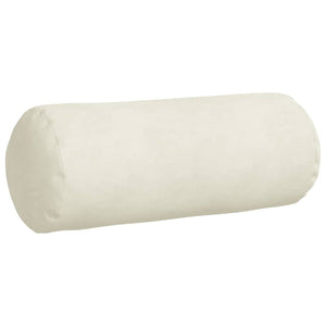 Μαξιλάρια Στήριγμα 2 pcs Κρεμ Ø 15 x 40 εκ Υφασμάτινο Κορντουρά
