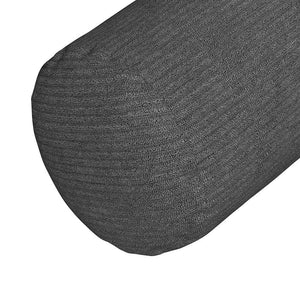 Μαξιλάρια Στήριγμα 2 pcs Σκούρο Γκρι Ø 15 x 40 εκ