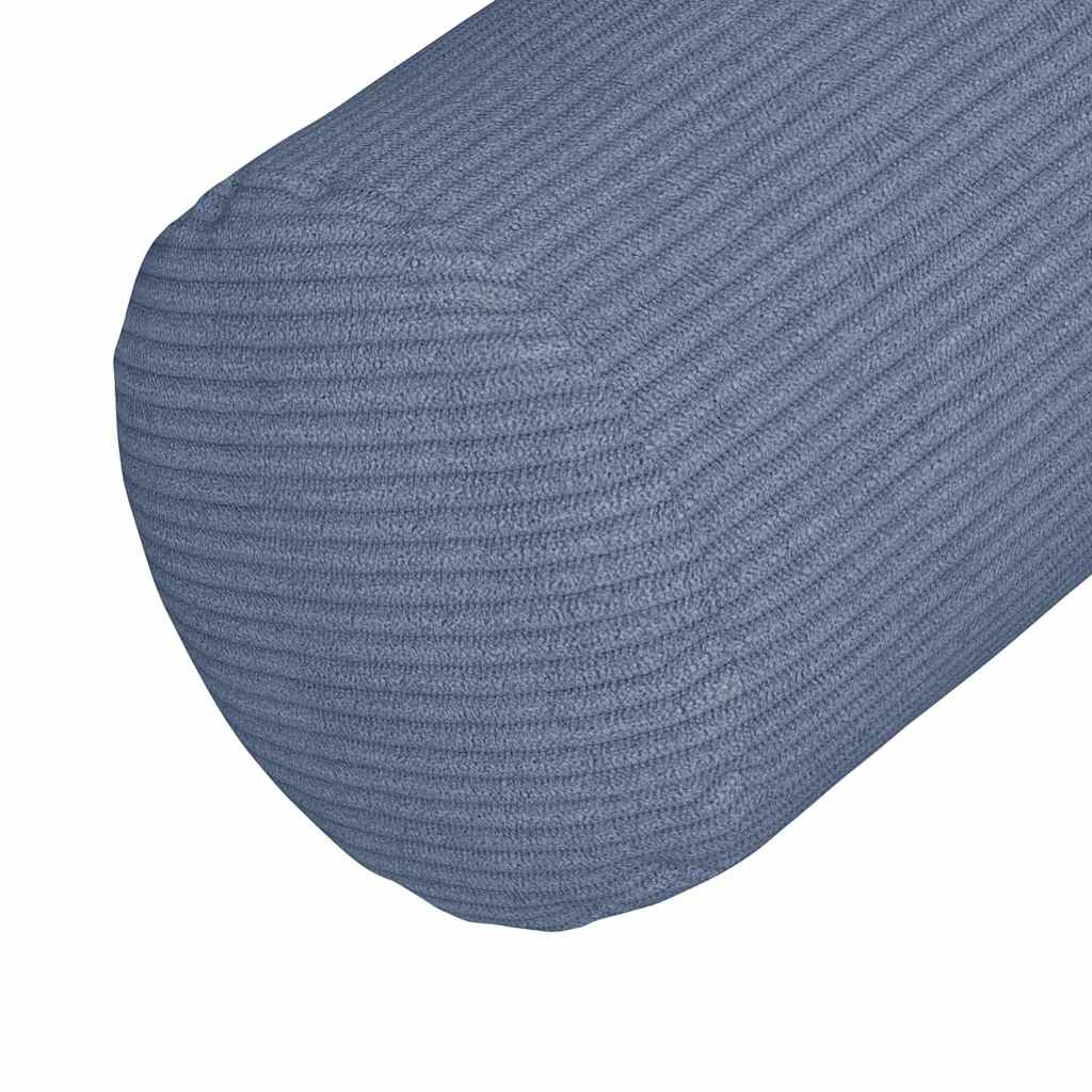 Μαξιλάρια Στήριγμα 2 pcs Μπλε Ø 15 x 40 εκ Υφασμάτινο Κορντουρά