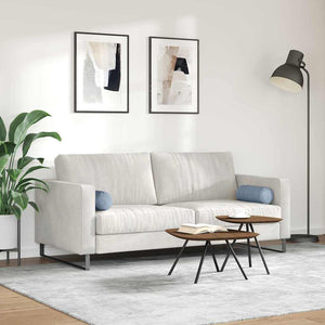 Μαξιλάρια Στήριγμα 2 pcs Μπλε Ø 15 x 40 εκ Υφασμάτινο Κορντουρά