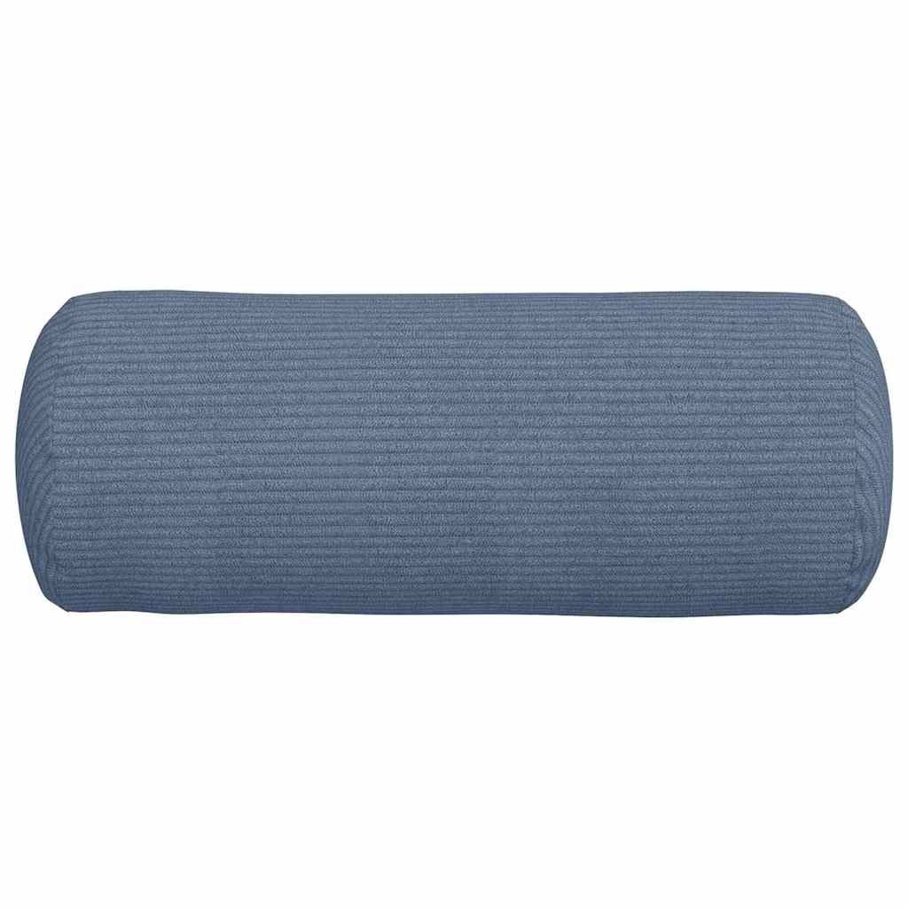 Μαξιλάρια Στήριγμα 2 pcs Μπλε Ø 15 x 40 εκ Υφασμάτινο Κορντουρά