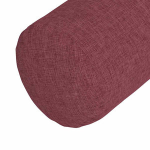 Μαξιλάρια Στήριγμα 2 pcs Κόκκινο Ø 25 x 70 cm ύφασμα - Pakobazaar