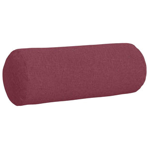 Μαξιλάρια Στήριγμα 2 pcs Κόκκινο Ø 25 x 70 cm ύφασμα - Pakobazaar