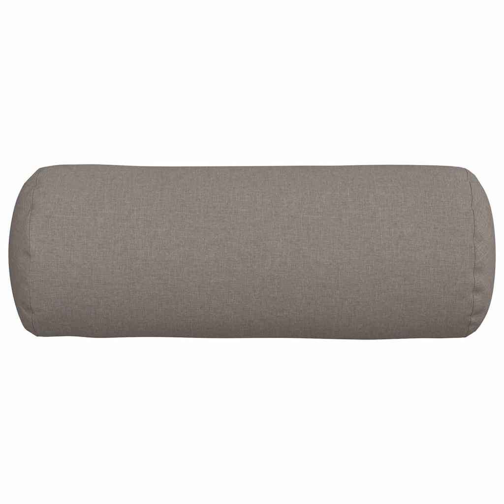 Μαξιλάρια Στήριγμα 2 pcs Taupe Ø 25 x 70 cm ύφασμα