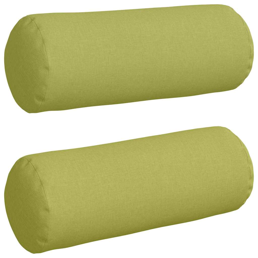 Μαξιλάρια Στήριγμα 2 pcs Ανοιχτό Πράσινο Ø 25 x 70 cm ύφασμα