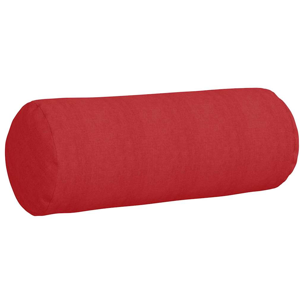 Μαξιλάρια Στήριγμα 2 pcs Κόκκινο Ø 25 x 70 cm ύφασμα