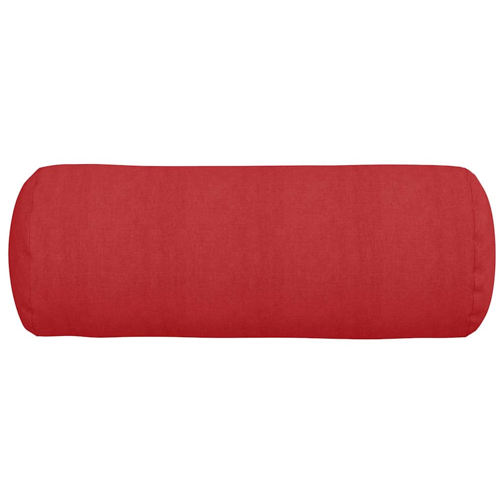 Μαξιλάρια Στήριγμα 2 pcs Κόκκινο Ø 25 x 70 cm ύφασμα