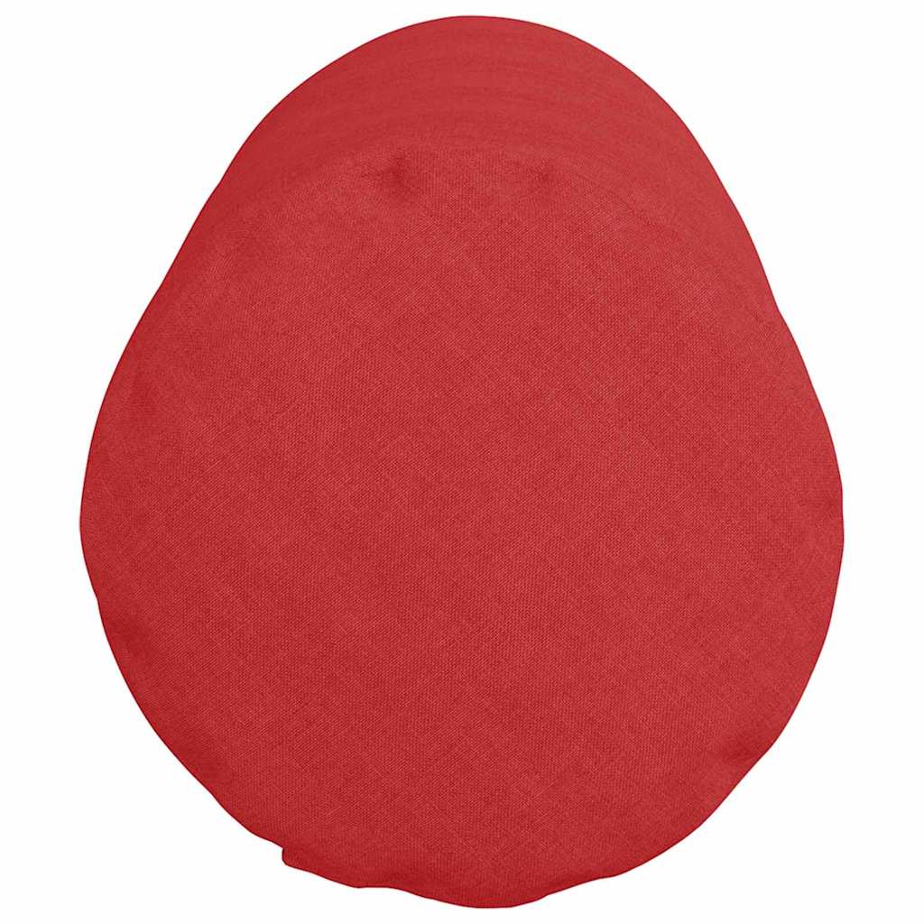 Μαξιλάρια Στήριγμα 2 pcs Κόκκινο Ø 25 x 70 cm ύφασμα