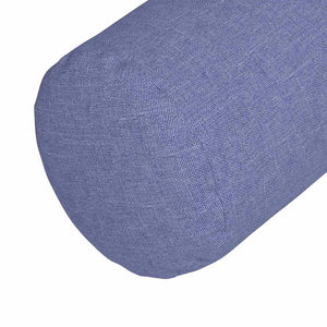 Μαξιλάρια Στήριγμα 2 pcs Μπλε τζην Ø 25 x 70 cm ύφασμα - Pakobazaar