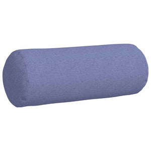 Μαξιλάρια Στήριγμα 2 pcs Μπλε τζην Ø 25 x 70 cm ύφασμα - Pakobazaar