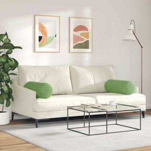 Μαξιλάρια Στήριγμα 2 pcs Ανοιχτό Πράσινο Ø 25 x 70 cm