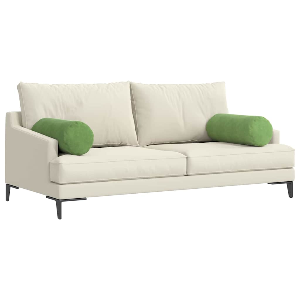 Μαξιλάρια Στήριγμα 2 pcs Ανοιχτό Πράσινο Ø 25 x 70 cm