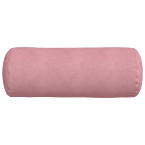 Μαξιλάρια Στήριγμα 2 pcs Ροζ Ø 25 x 70 cm Υφασμάτινο Κορντουρά