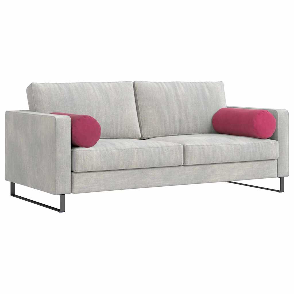 Μαξιλάρια Στήριγμα 2 pcs Κόκκινο Ø 25 x 70 cm - Pakobazaar