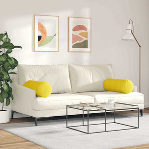 Μαξιλάρια Στήριγμα 2 pcs Κίτρινο Ø 25 x 70 cm