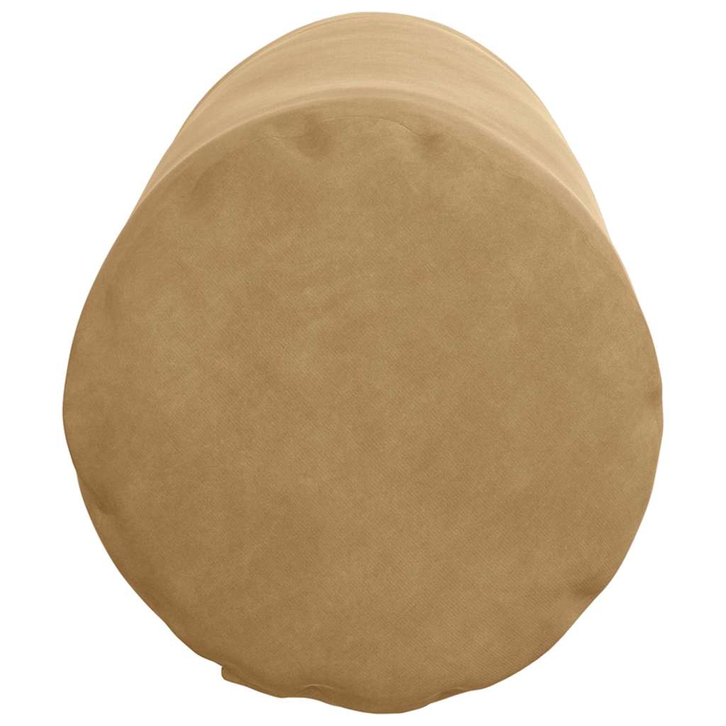 Μαξιλάρια Στήριγμα 2 pcs Καφέ Ø 25 x 70 cm Υφασμάτινο Κορντουρά