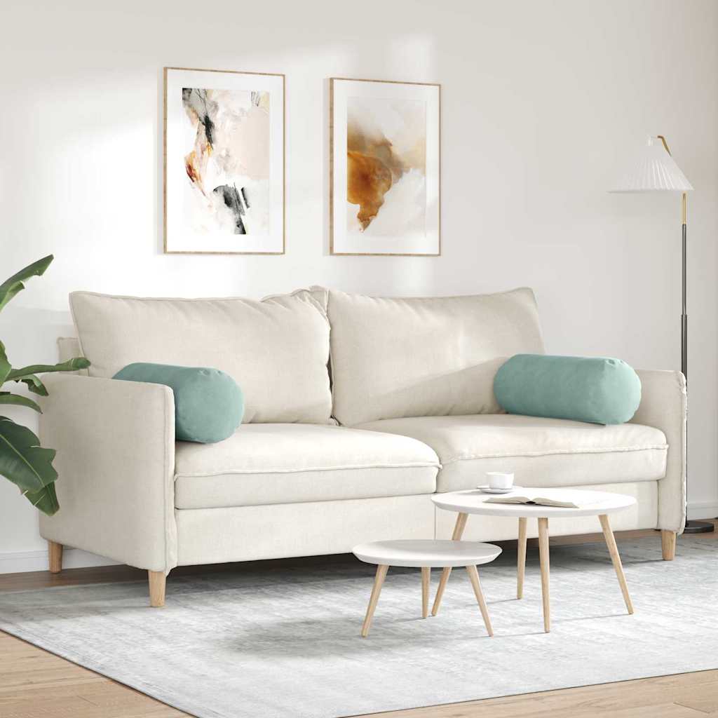 Μαξιλάρια Στήριγμα 2 pcs Θαλασσί Ø 25 x 70 cm - Pakobazaar