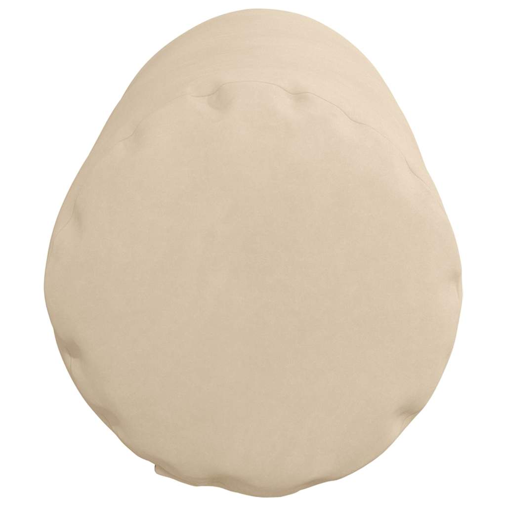Μαξιλάρια Στήριγμα 2 pcs Κρεμ Ø 25 x 70 cm Ύφασμα Μικροΐνας