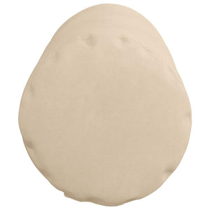 Μαξιλάρια Στήριγμα 2 pcs Κρεμ Ø 25 x 70 cm Ύφασμα Μικροΐνας
