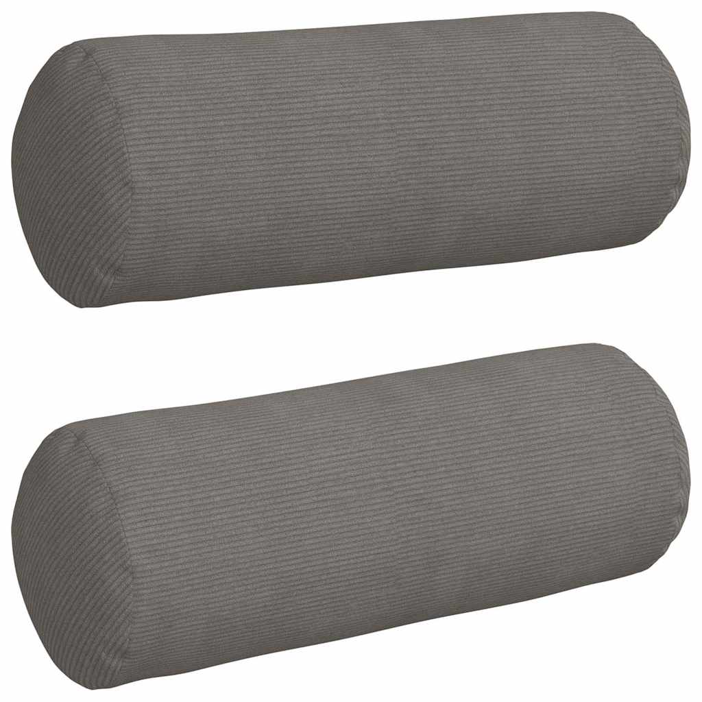 Μαξιλάρια Στήριγμα 2 pcs Ανοιχτό γκρι Ø 25 x 70 cm - Pakobazaar