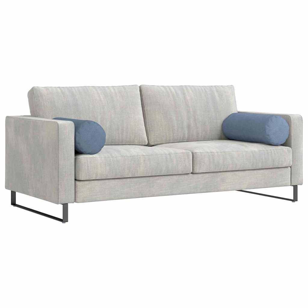 Μαξιλάρια Στήριγμα 2 pcs Μπλε Ø 25 x 70 cm Υφασμάτινο Κορντουρά