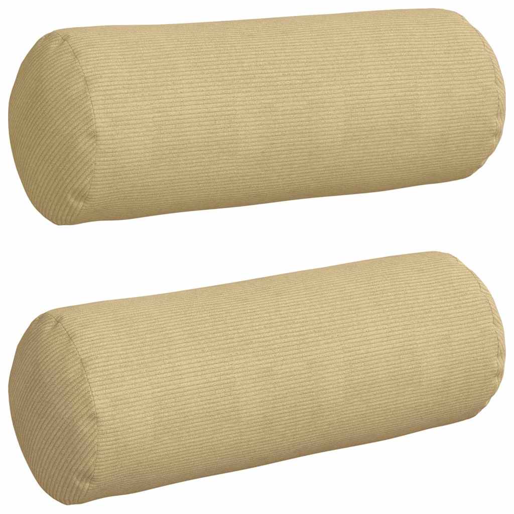 Μαξιλάρια Στήριγμα 2 pcs Γκρι Πράσινο Ø 25 x 70 cm