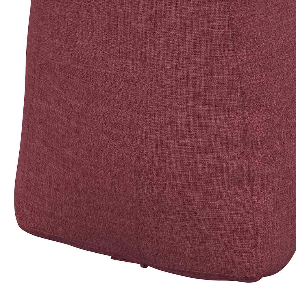 Μαξιλάρι Πλάτης Κόκκινο 45 x 24 x 50 εκ ύφασμα