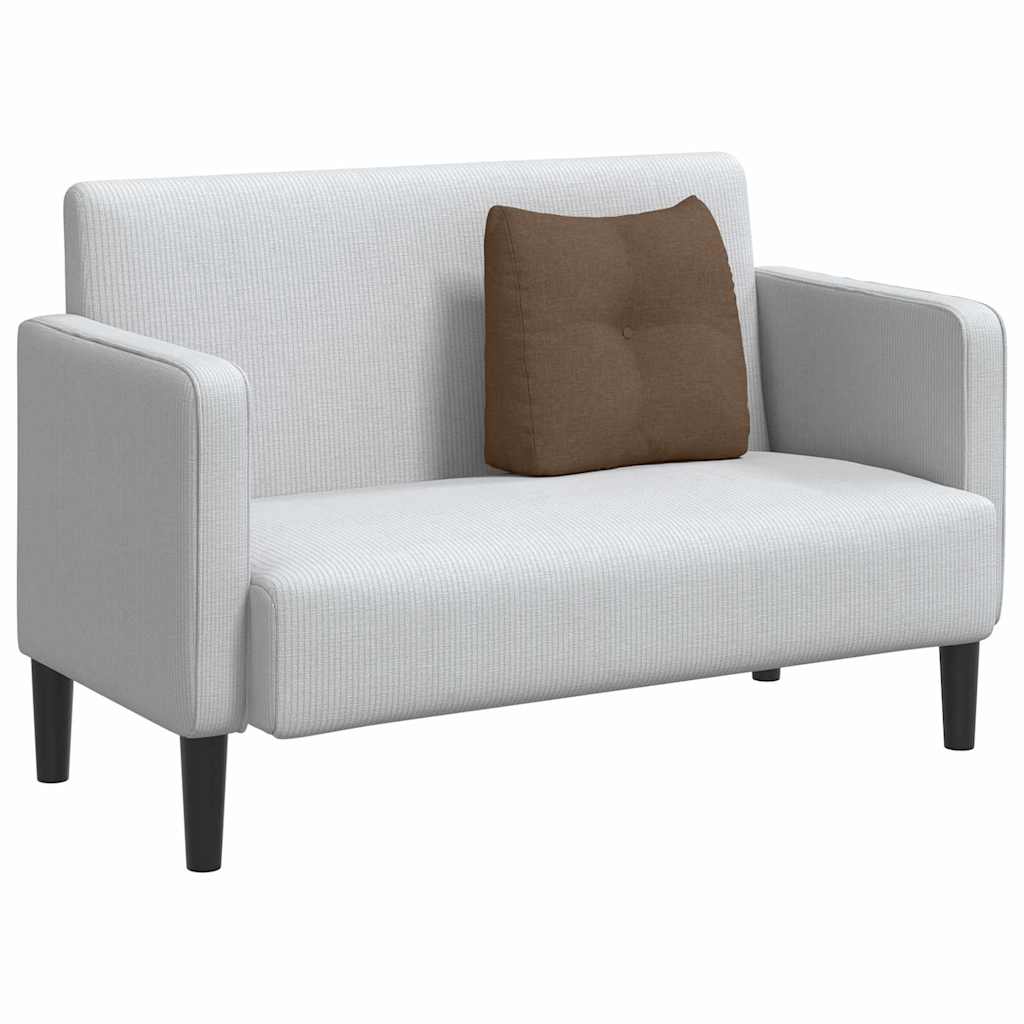 Μαξιλάρι Πλάτης Καφέ 45 x 24 x 50 εκ ύφασμα