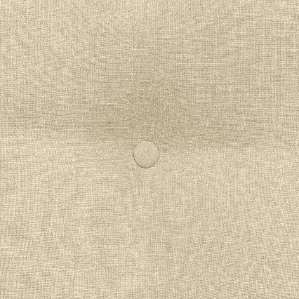 Μαξιλάρι Πλάτης Κρεμ 45 x 24 x 50 εκ ύφασμα - Pakobazaar