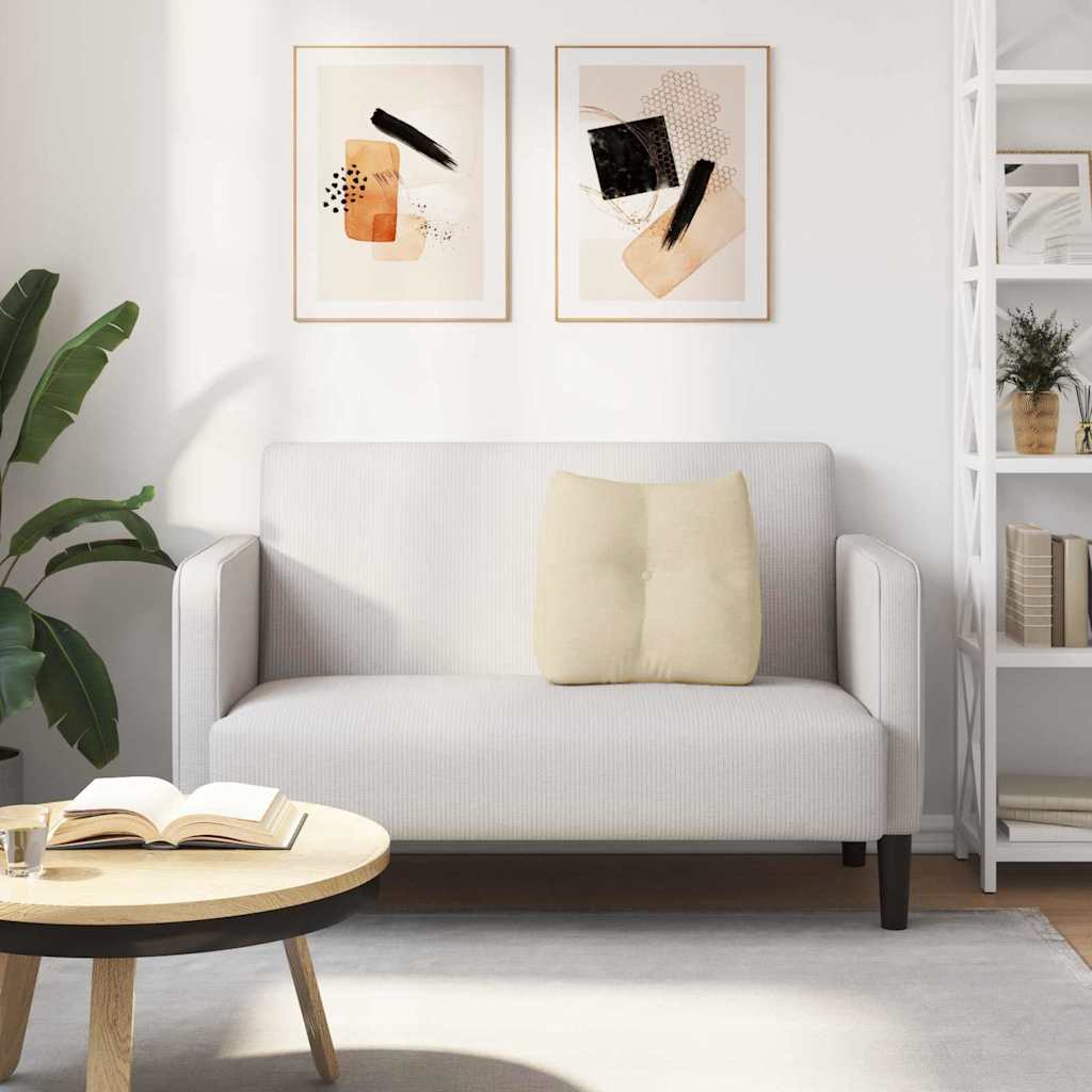 Μαξιλάρι Πλάτης Κρεμ 45 x 24 x 50 εκ ύφασμα - Pakobazaar